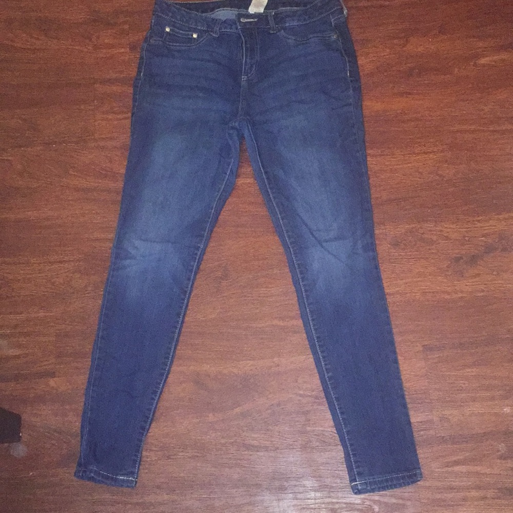 Faded skinny jeans
